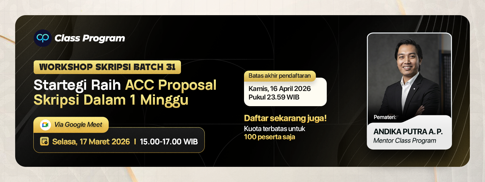 Slide Workshop Skripsi