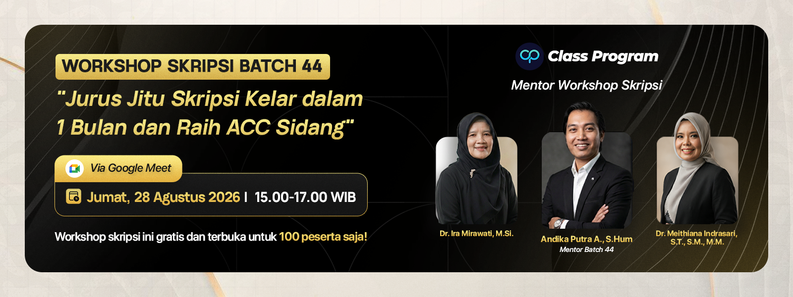 Slide Workshop Skripsi